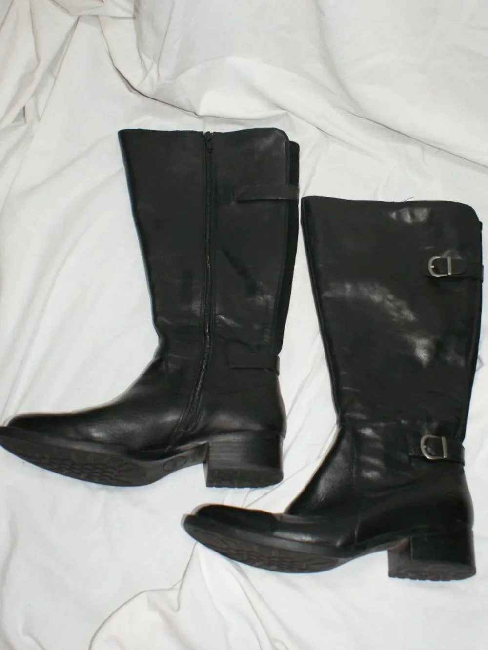 Born GIBB Tall Leather Wide Calf Riding Boots - Size 8 - BRAND NEW